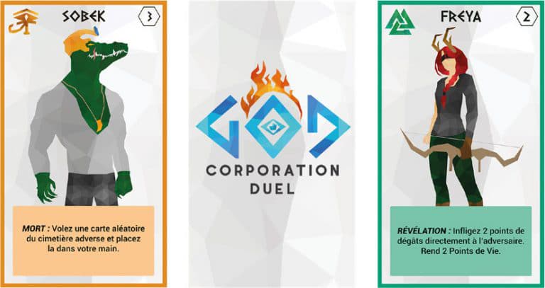 Visuel actualité - jeu de carte 2 God Corporation